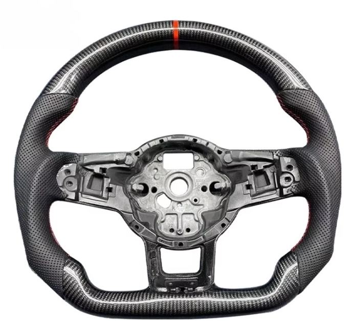 Genuine carbon fibre steering wheel